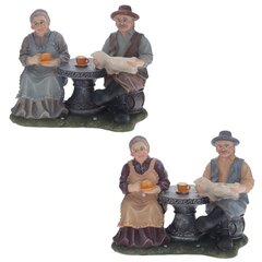 Фигурка декоративная "Бабушка с дедушкой", Д20 Ш11 В17 см, 2в.