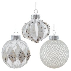 Набор из 9шт Украшение новогоднее "Шар", D8см, L24,6 W8 H24,6см