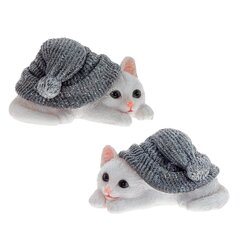 Фигурка декоративная "Котёнок", L10,5 W7,5 H6 см, 2в.