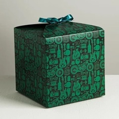 !09 НАБОР 2 ШТУКИ - Коробка складная «Брутальность», 18 × 18 × 18 см