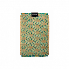 Сервировочная салфетка плетеная ETHNOSTYLE, зеленая