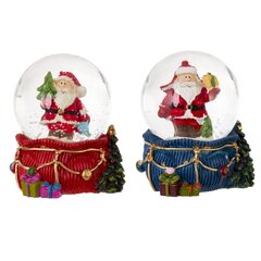 Фигурка декоративная "Дед Мороз" в стекл шаре, L5 W5,5 H6 см, 2в.