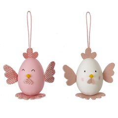 Набор из 2-х изделий декоративных подвесных "Яйцо" (7*5*7,5), L16 W4 H17 см