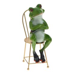 Фигурка декоративная "Лягушка", Д7 Ш9 В17,5 см