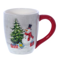 Кружка "Лесные снеговики",, 450 мл, L13 W9 H10,5 см