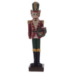 Фигурка декоративная "Солдатик-кот", L5,5 W5 H22,5 см