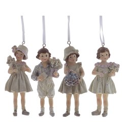 Изделие декоративное подвесное "Девочка/Мальчик", L5 W4 H11 см, 4в.