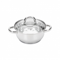 Кастрюля с крышкой GRACE 18х8.5см 2.0л