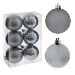 Набор из 6шт Украшение новогоднее "Шар", D 6 см, L6 W6 H7 см