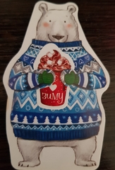 !Открытка 5 штук «С Новым Годом!» , 9 х 7 см, Новый год