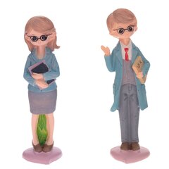 Фигурка декоративная "Учитель" (блок 2 шт), Д6 Ш4,5 В19 см, 2в.