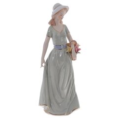 Фигурка декоративная "Девушка", Д12 Ш7,5 В30,5 см