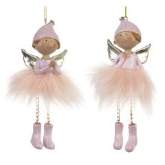 Украшение новогоднее "Ангел", L5 W5 H14 см, 2в.