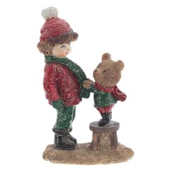 Фигурка декоративная "Мальчик и медвежонок", L8,5 W5 H13,5 см