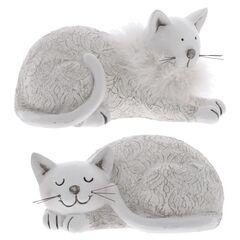 Фигурка декоративная "Кошка", L19 W10,5 H10,5 см, 2в.