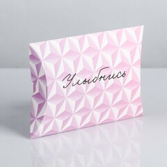 !09 НАБОР 4 ШТУКИ - Коробка складная фигурная «Улыбнись», 11 × 8 × 2 см.