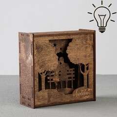 !09 Ночник "Смотреть на звезды вместе" 15х15 см