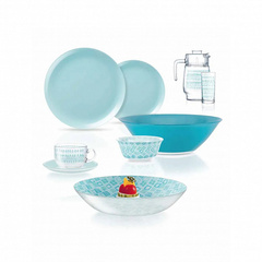 Набор столовый SIMPLY FANTASIA TURQUOISE 44 предмета