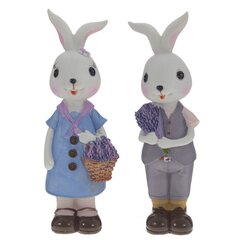 Фигурка декоративная "Заяц", L6,5 W8 H22,5 см, 2в.