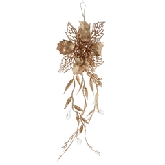 Украшение новогоднее "Цветок, L13 W4 H42 см