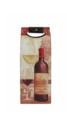 !09 Сумка-переноска для бутылки, 36см. дизайн микс