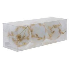 Набор из 3шт Украшение новогоднее "Шар", L8 W8 H8 см