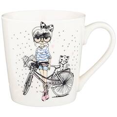 !09 КРУЖКА "FASHION PRINCESS" 350МЛ 12,5*9,2*9,5СМ