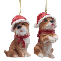 Фигурка декоративная подвесная "Собачка", L3,5 W5 H7 см, 2в.