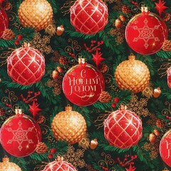 !09 Упаковочная бумага 4 листа на новый год «С Новым годом», 70 х 100 см, глянцевая