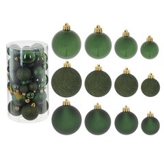 Набор из 24шт Украшение новогоднее "Шар", D 6 см, L6 W6 H7,5 см