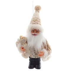 Дед Мороз подвесной, L10 W12 H15 см
