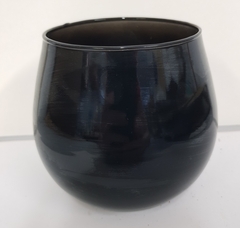 !09 Подсвечник "Фликер" цвет черный 11x11x12 см.