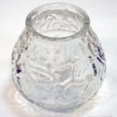 !Подсвечник "Черепашка", цвет: прозрачный, 11 х 6,5 см