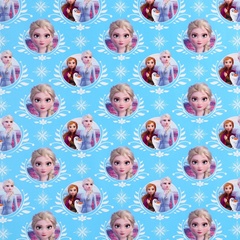 !09 Бумага упаковочная 2 листа глянцевая, Холодное сердце, 70х100 см