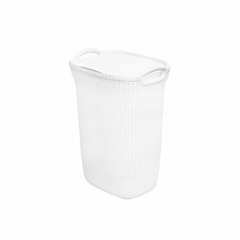 Корзина для белья KNIT 57л белая