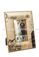 !Фоторамка "Rome" 10*15см. 10*15см. L 18 H 24 см. (окантовка шелк)