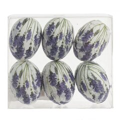 Набор из 6-ти изделий декоративных "Яйцо" (4*6), Д13 Ш12 В4 см