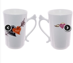 !09 НАБОР 2 ШТУКИ - Кружка " Стрела" 420 мл., дизайн микс