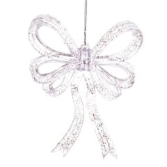 Украшение новогоднее "Бант", L11 W2,5 H14 см