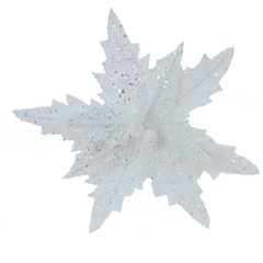 Цветок искусственный "Пуансеттия", L23 W23 H37 см