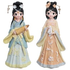 Фигурка декоративная "Гейша", Д8 Ш6,5 В17 см, 2в.