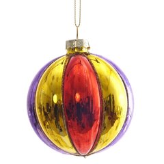 Украшение новогоднее "Шар", D8 см, L8 W8 H10 см