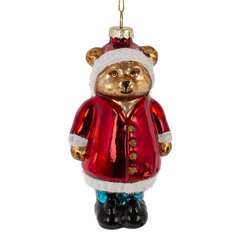 Украшение новогоднее "Мишка", L6 W6 H13,5 см