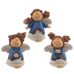 Фигурка декоративная "Ангелочек", L5,5 W3,5 H7 см, 3в.