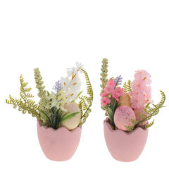 Цветочная композиция "Пасхальная", L8,5 W8,5 H16 см, 2в.