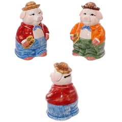 Копилка "Свинка", Д11 Ш9,5 В17,5 см, 2в