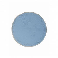 Сервировочная салфетка SKYBEAD с бусинами, голубая