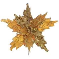 Цветок искусственный "Пуансеттия", L30 W30 H25 см