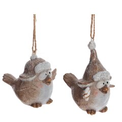 Изделие декоративное подвесное "Птичка", L7 W6 H9,5 см, 2в.