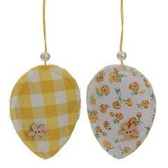 Изделие декоративное подвесное "Яйцо", Д6 Ш1 В8 см, 2в.